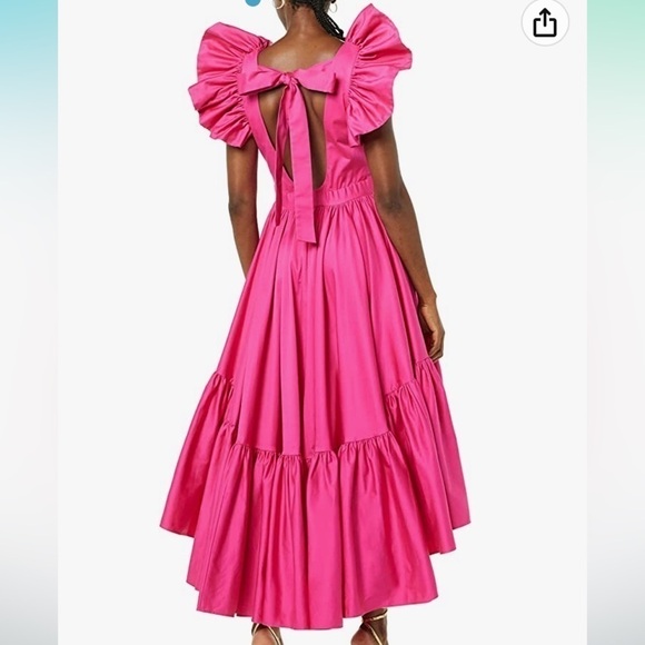 Making‎ the Cut Season 3 Episode 1 Winning Look Sienna's Ruffle High-Low Dress - Picture 1 of 15